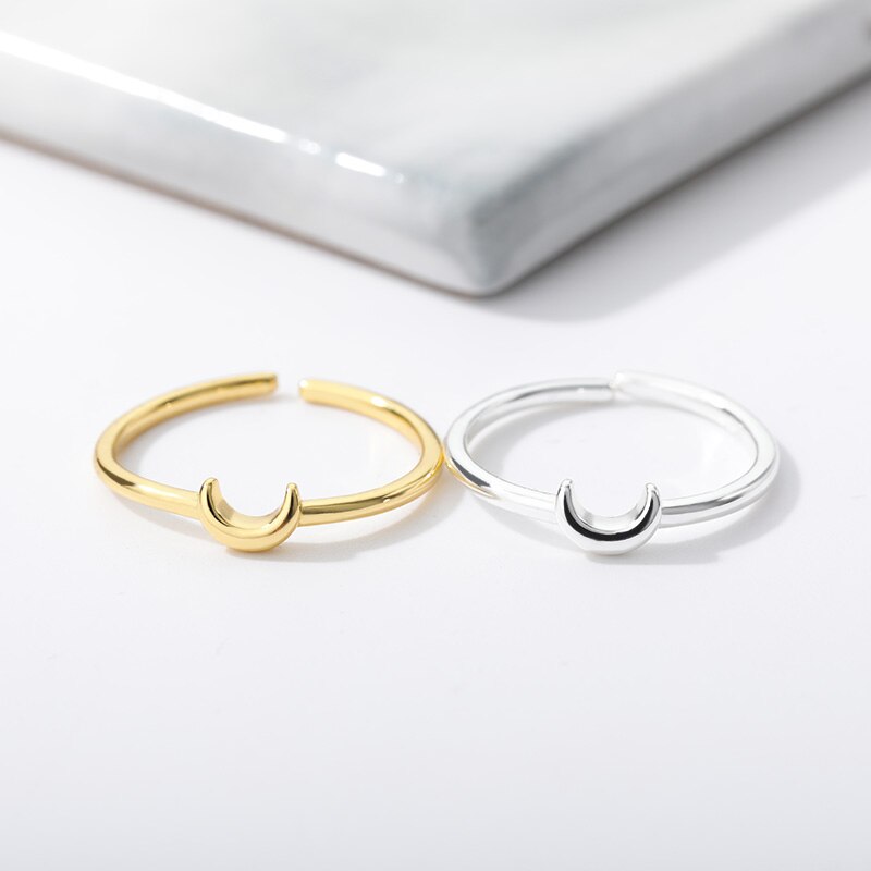 Minimalist Crescent Ring - Nova-Gold-State of Style