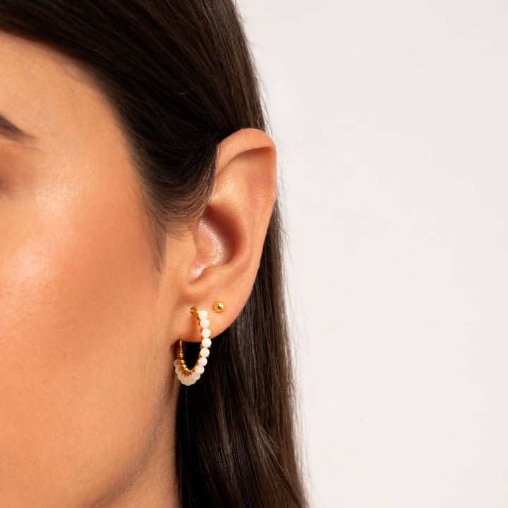 Minimalist Earrings - Lunara-0.2 cm-Silver-State of Style