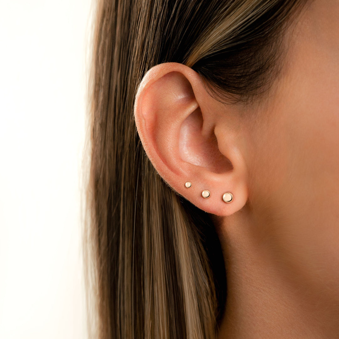 Minimalist Earrings - Lunara-0.2 cm-Silver-State of Style