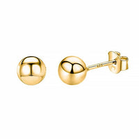 Minimalist Earrings - Lunara-0.4 cm-18K gold plated-State of Style