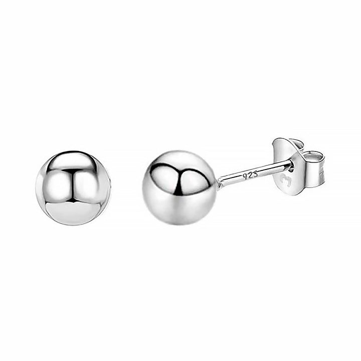 Minimalist Earrings - Lunara-0.4 cm-Silver-State of Style