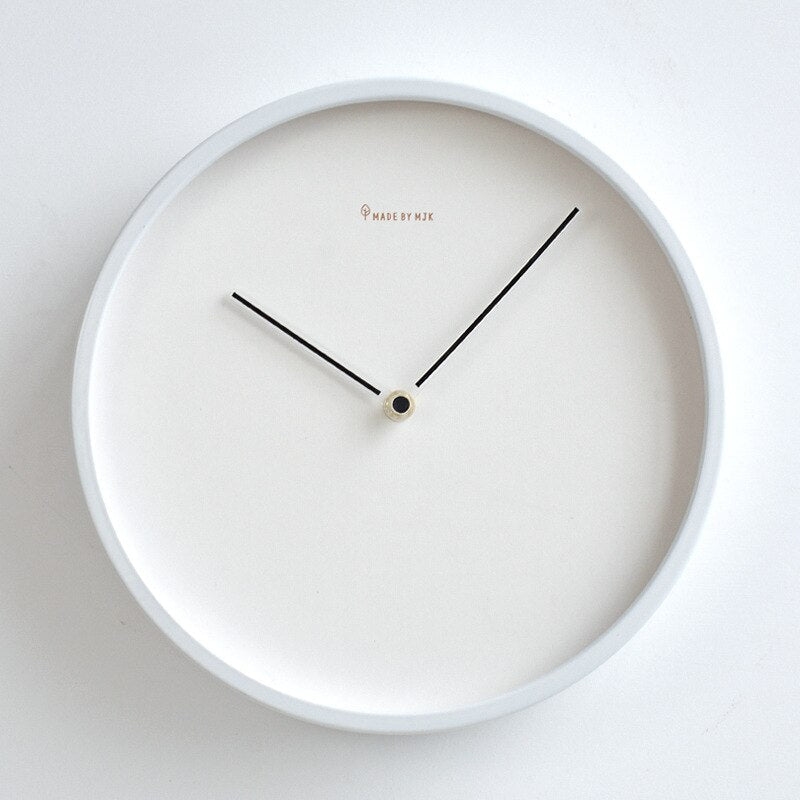 Minimalist Scandinavian Wall Clock - Skara-Black-25cm-State of Style