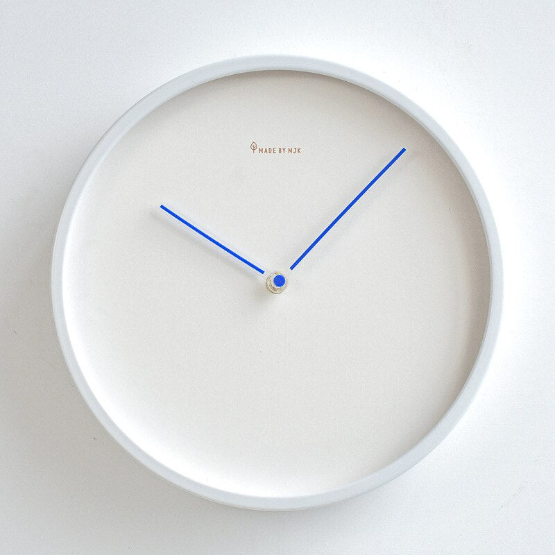 Minimalist Scandinavian Wall Clock - Skara-Blue-25cm-State of Style