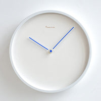 Minimalist Scandinavian Wall Clock - Skara-Blue-25cm-State of Style