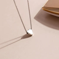 Minimalist Smooth Heart Necklace-State of Style