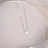 Minimalist Smooth Heart Necklace-State of Style