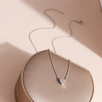 Minimalist Smooth Heart Necklace-State of Style