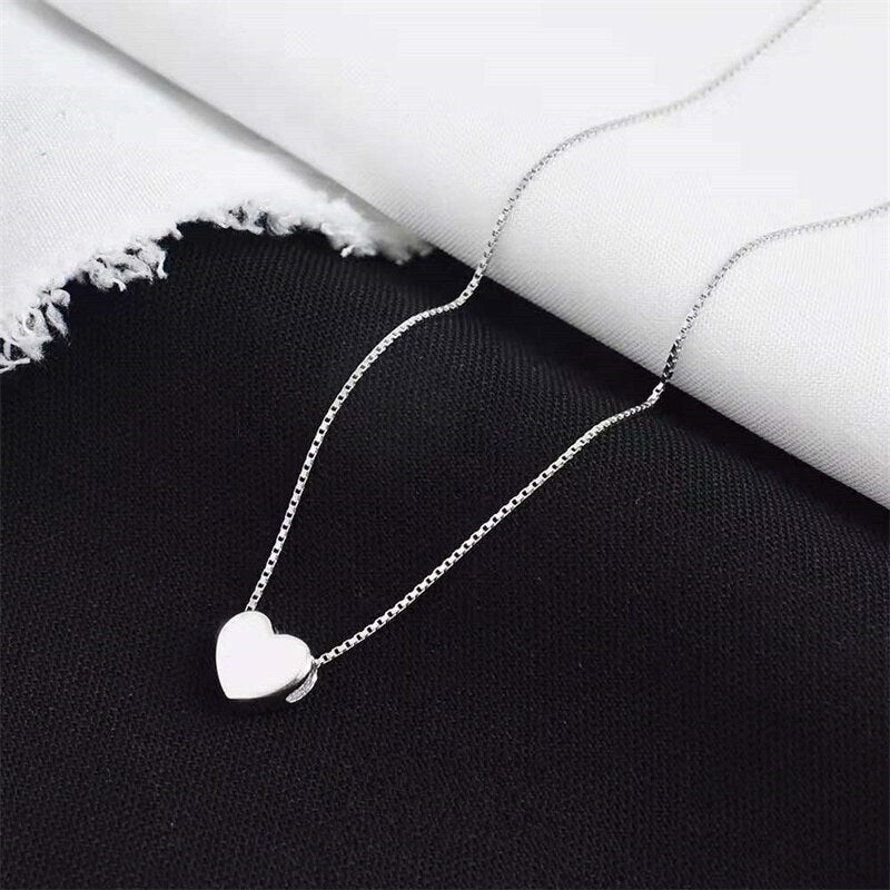 Minimalist Smooth Heart Necklace-State of Style