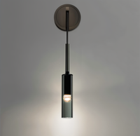 Minimalist Wall Lamp with Smoke Glass - Orvane-State of Style