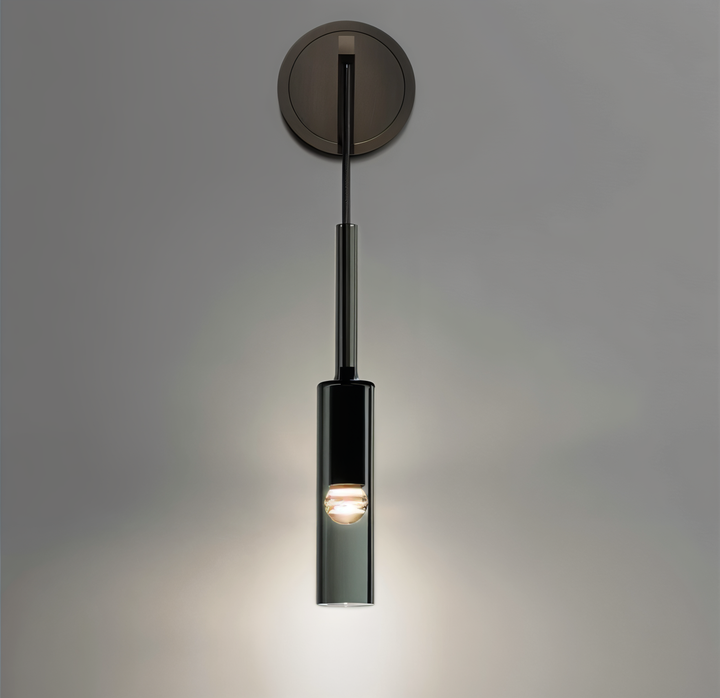 Minimalist Wall Lamp with Smoke Glass - Orvane-State of Style