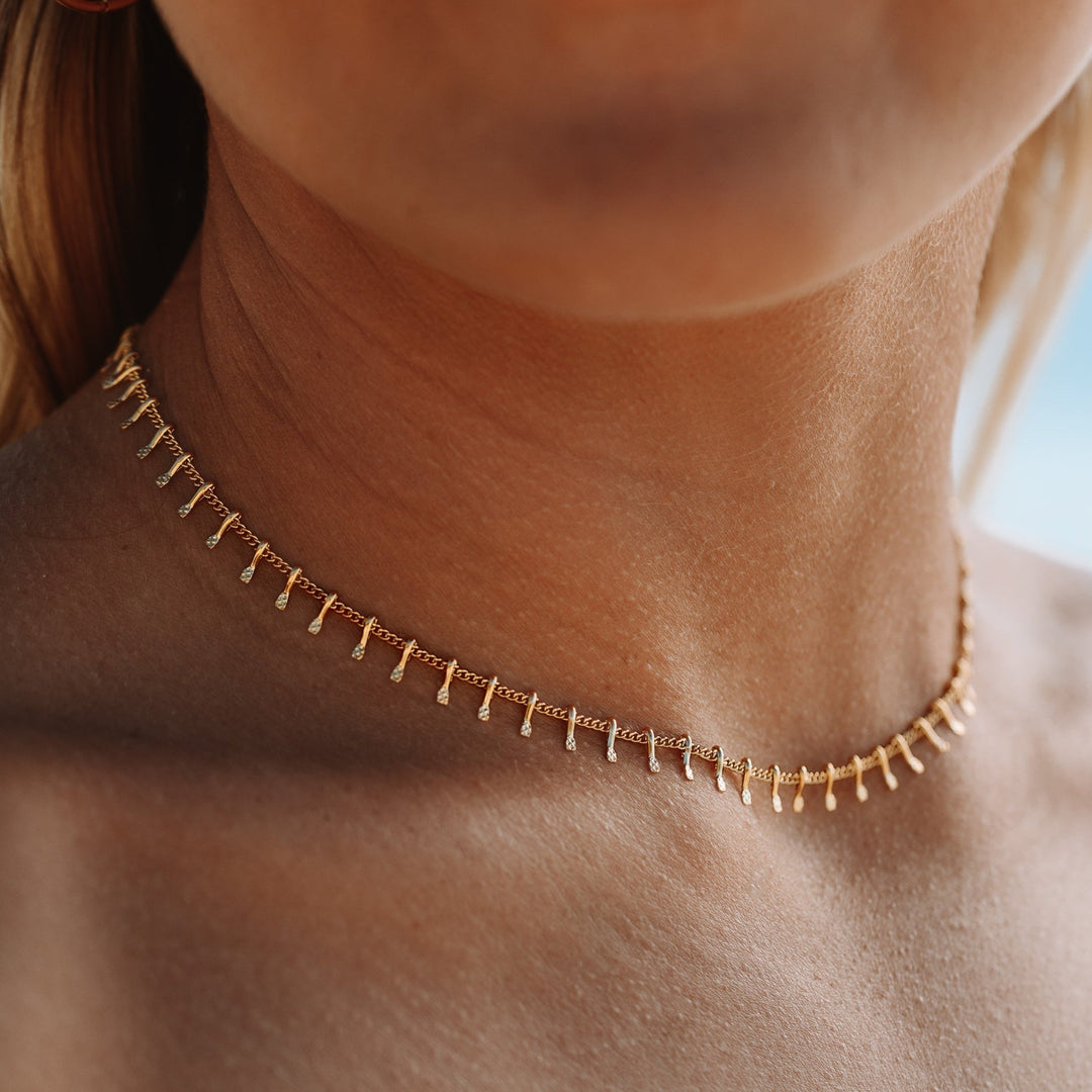 Minimalist Women's Choker - Antigua-Gold-State of Style