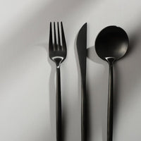 Minimalistic Cutlery for Modern Tables - PureSet-Matte Gold-Set for 4 people (20 pieces)-State of Style