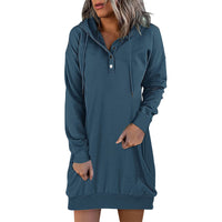 Minimalistic Long Women's Hoodie – Valeria-Pink-S-State of Style