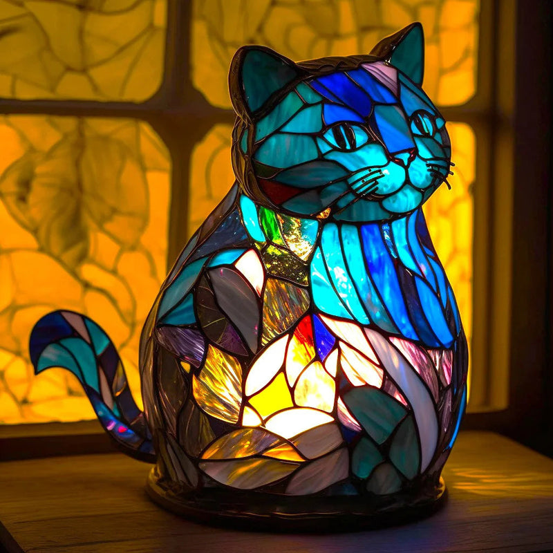 Modern Art Lamp - LumiAura-Cat-15 cm-State of Style