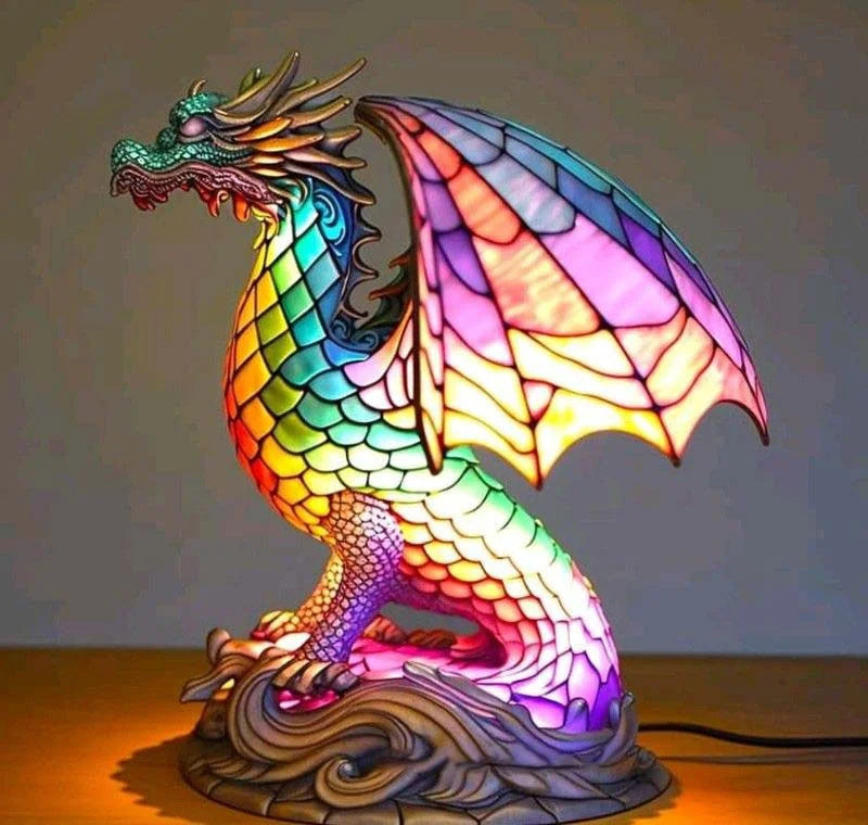 Modern Art Lamp - LumiAura-Dragon-15 cm-State of Style
