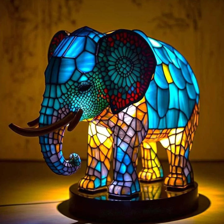 Modern Art Lamp - LumiAura-Elephant-15 cm-State of Style