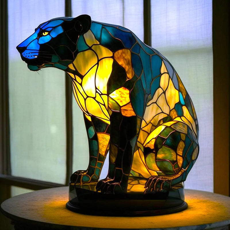 Modern Art Lamp - LumiAura-Leopard-15 cm-State of Style