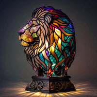 Modern Art Lamp - LumiAura-Lion-15 cm-State of Style