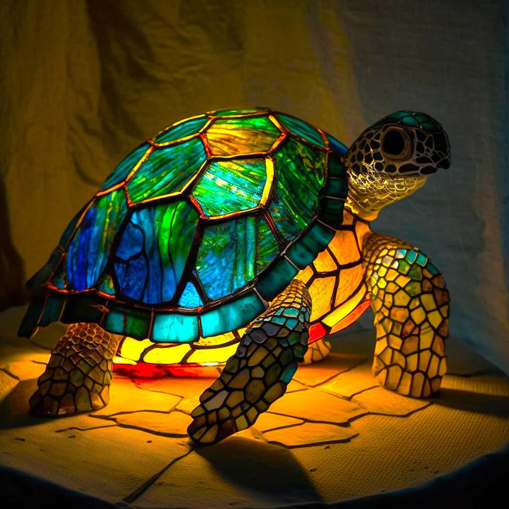 Modern Art Lamp - LumiAura-Turtle-15 cm-State of Style