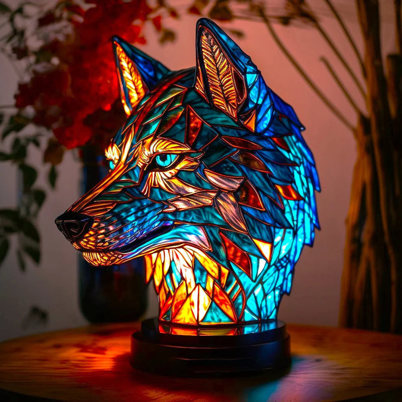 Modern Art Lamp - LumiAura-Wolf-15 cm-State of Style