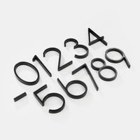 Modern Black House Numbers with Floating Design – Numbré-0-State of Style