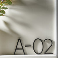 Modern Black House Numbers with Floating Design – Numbré-0-State of Style