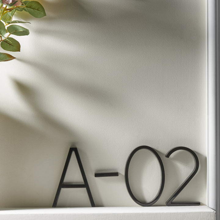 Modern Black House Numbers with Floating Design – Numbré-0-State of Style