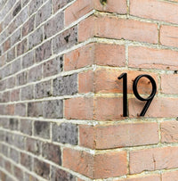 Modern Black House Numbers with Floating Design – Numbré-0-State of Style