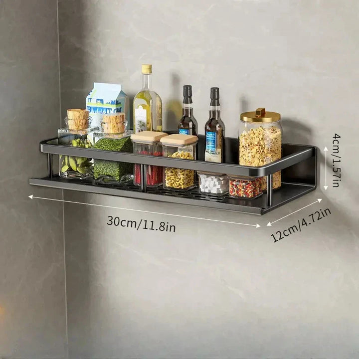 Modern Black Kitchen Rack - MetroRack-30cm-State of Style