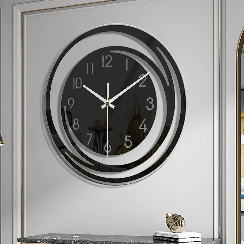 Modern Black Wall Clock in Acrylic - ScandiTime-State of Style