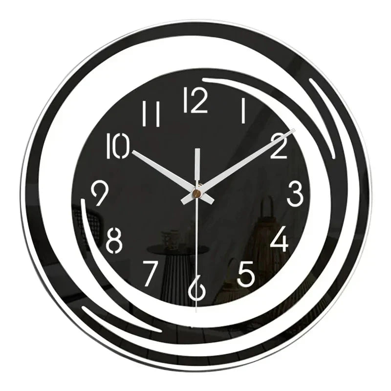 Modern Black Wall Clock in Acrylic - ScandiTime-State of Style