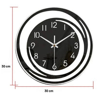 Modern Black Wall Clock made of Acrylic - ScandiTime-State of Style