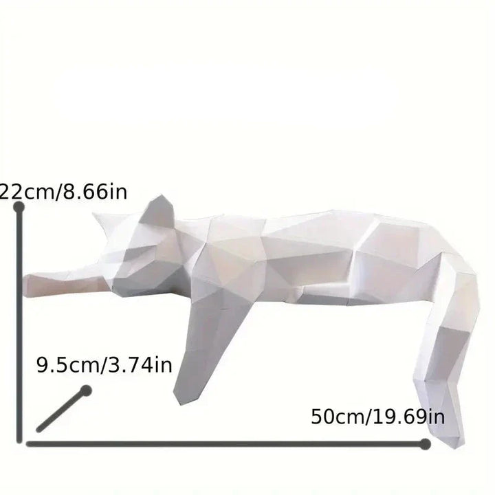 Modern Cat Figurine - Luna-White-State of Style