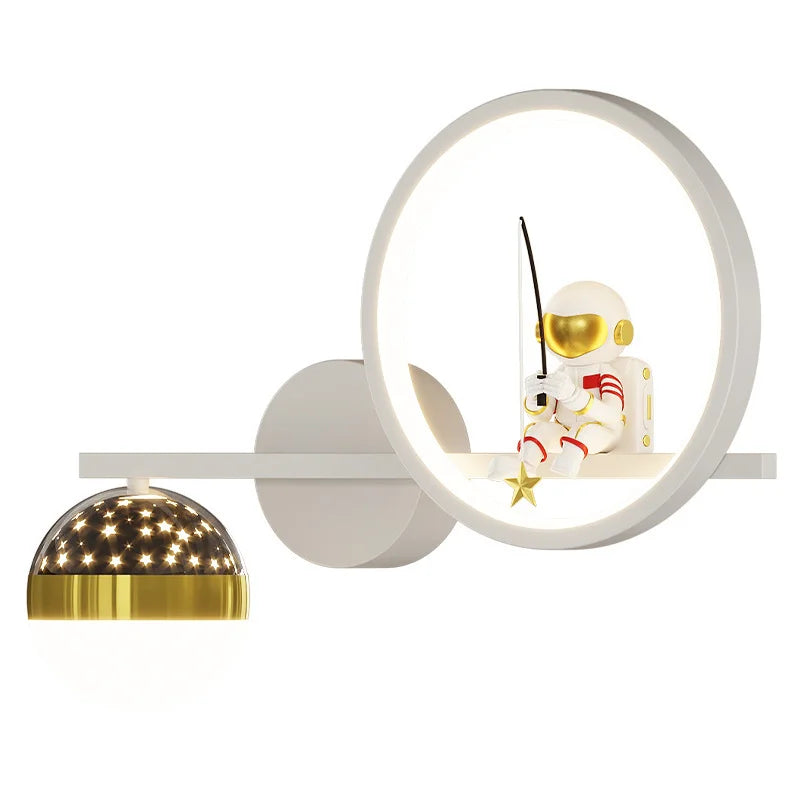 Modern Children's Wall Lamp - BrightBuddy-White Right-Three Colours-State of Style