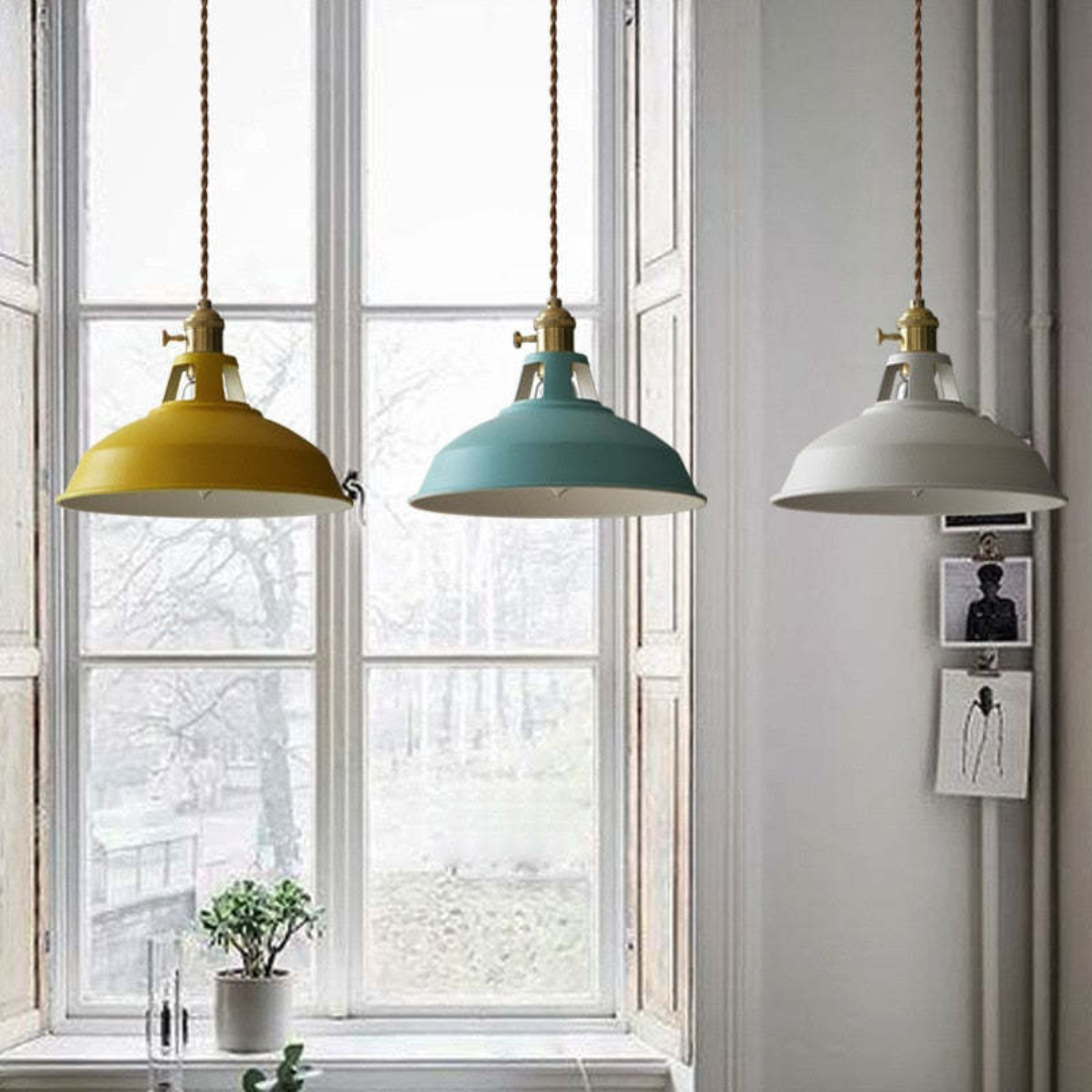 Modern Colourful LED Pendant Light - ChromaLuxe-Blue-Warm White-State of Style
