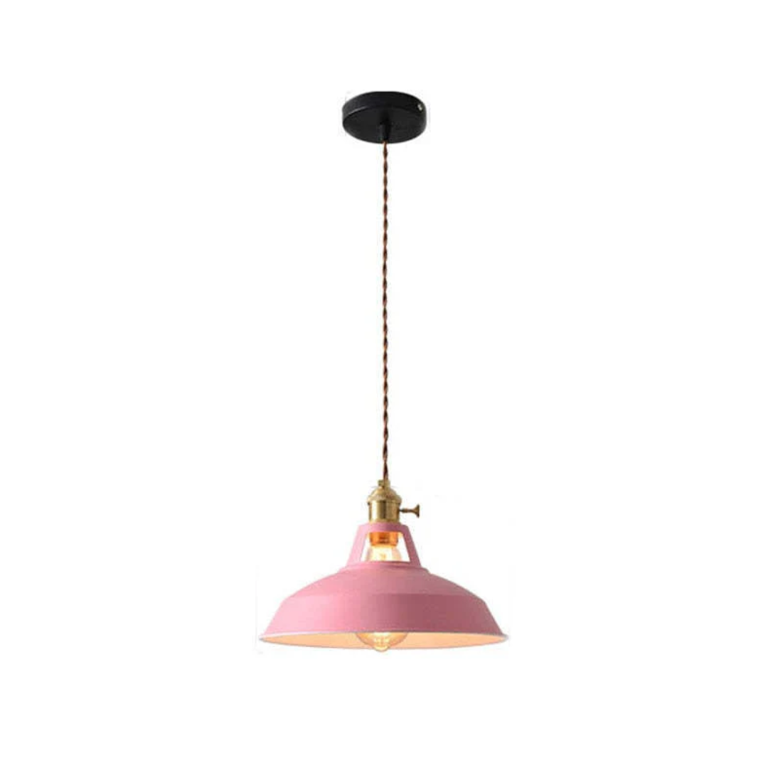 Modern Colourful LED Pendant Light - ChromaLuxe-Pink-Warm White-State of Style
