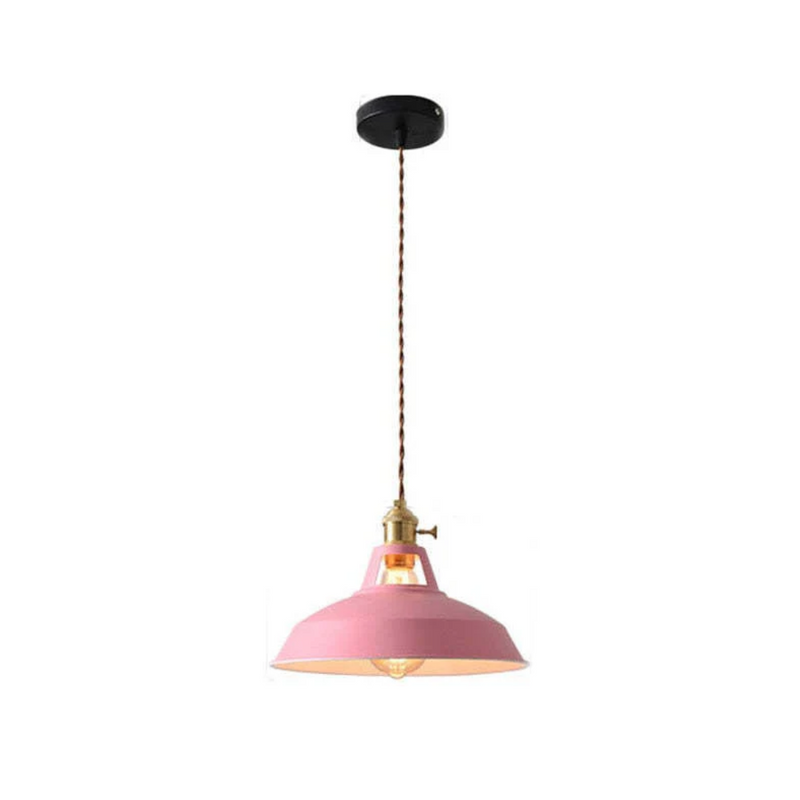 Modern Colourful LED Pendant Light - ChromaLuxe-Pink-Warm White-State of Style