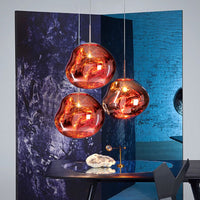 Modern Glass Ceiling Light - LunaLux-Silver-7.87 inches-State of Style