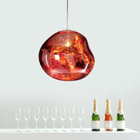 Modern Glass Ceiling Light - LunaLux-Silver-7.87 inches-State of Style