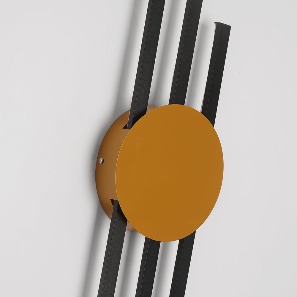 Modern Industrial LED Wall Light - LumoGlow-63CM-Black-A-State of Style