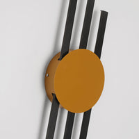 Modern Industrial LED Wall Light - LumoGlow-63CM-Black-A-State of Style