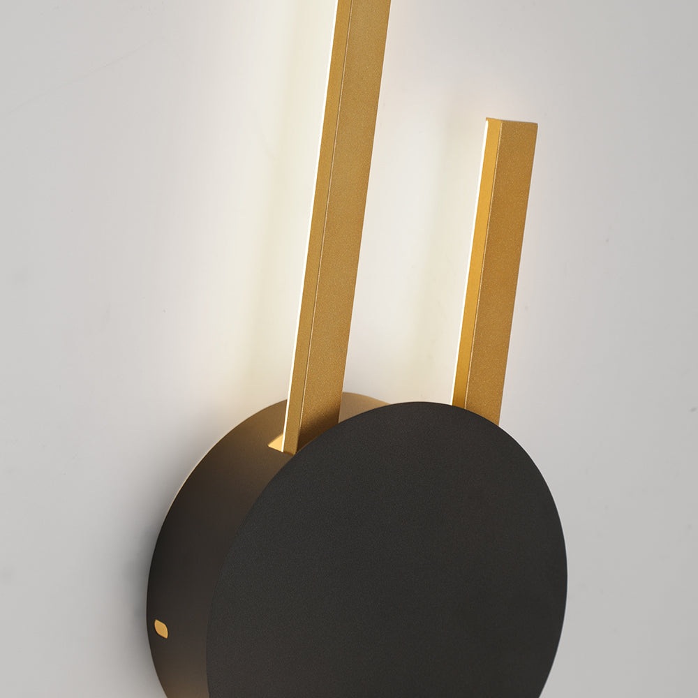 Modern Industrial LED Wall Light - LumoGlow-63CM-Black-A-State of Style