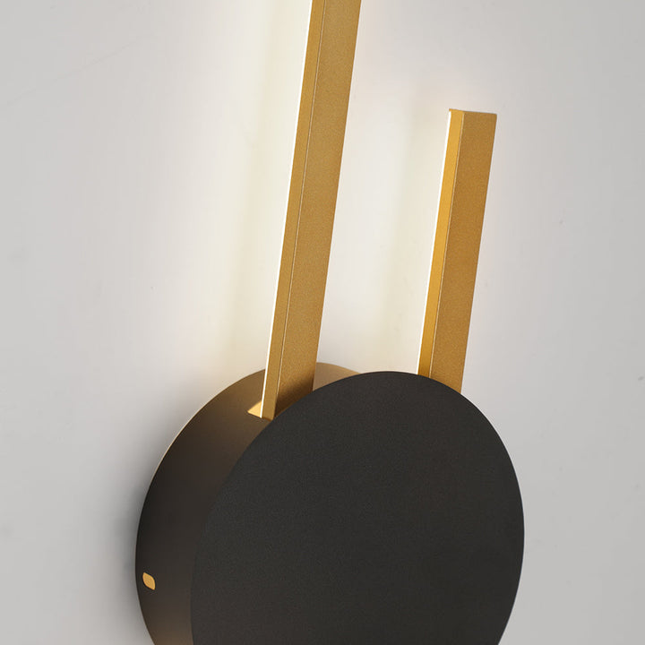 Modern Industrial LED Wall Light - LumoGlow-63CM-Black-A-State of Style
