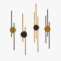 Modern Industrial LED Wall Light - LumoGlow-63CM-Black-A-State of Style