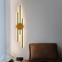 Modern Industrial LED Wall Light - LumoGlow-63CM-Gold-B-State of Style
