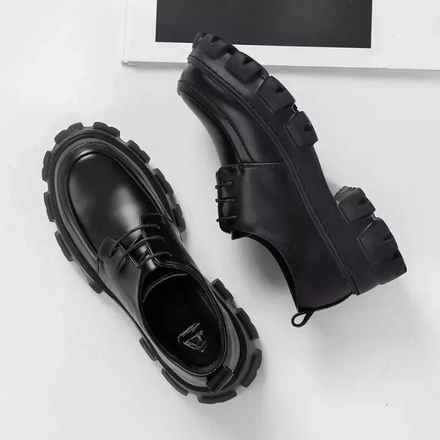 Modern Learning Shoes with Thick Sole - Ethan-Black-5.0-State of Style