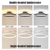 Modern LED Ceiling Lamp - Luminara-3 Colours-Black-A-State of Style