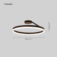 Modern LED Ceiling Lamp - Luminara-3 Colours-Black-A-State of Style
