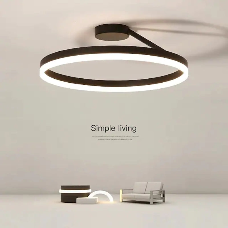 Modern LED Ceiling Lamp - Luminara-3 Colours-Black-A-State of Style