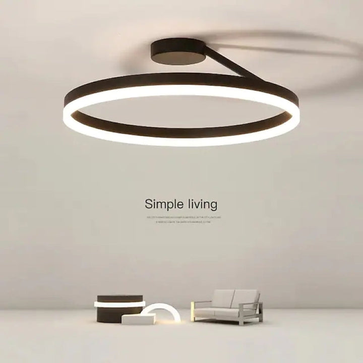 Modern LED Ceiling Lamp - Luminara-3 Colours-Black-A-State of Style